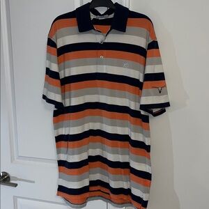 Southern Tide Sport soft cotton blend Longhorns Austin Texas Golf Polo Shirt L